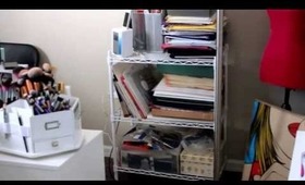 Room Makeover Part 1 - Makeup Room & Office Tour