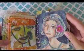 Non talking junk journal Flip thru (so far)