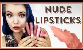 MY FAVORITE NUDE LIPSTICKS (JEFFREE STAR, COLOURPOP + MORE)