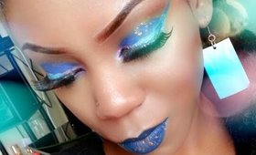 Jordan inspired makeup