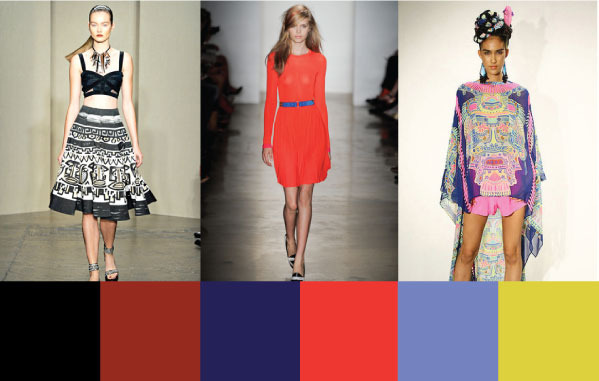 Spring Summer Fashion Week Color Trends 2012 