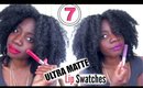 7 ColourPop Ultra Matte Swatches on Dark Skin!