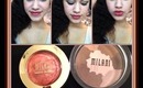 FOTD 3/11//14 - Milani Eyeshadows & Baked Blush with NYC Sheer Red Lipstick