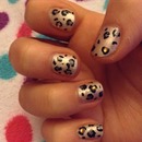 Leopard Gem Nails