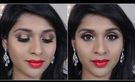 Ultra Glamorous Glittery Holiday Makeup For Christmas & New Year