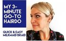 My Go-to 3-Minute Hairstyle: The Milkmaid Braid