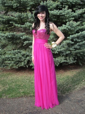 Prom 2013! My dress is from Glitz and for my hair I used a wand.