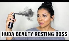 HUDA BEAUTY RESTING BOSS FACE SPRAY REVIEW | MissBeautyAdikt