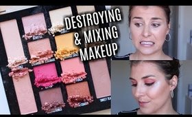 Destroying & Mixing the Maybelline Lemonade Craze Palette | Bailey B.