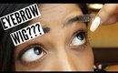 STICK ON EYEBROWS?? | EYEBROW WIG TRY ON | First Impressions | Stacey Castanha