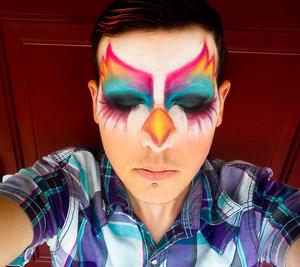Bird of paradise makeup! :)