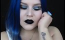 Dark Metallic Gray Makeup Look | Mystiquee1986