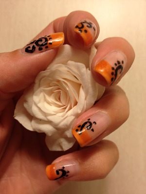 Halloween inspired nails :) 