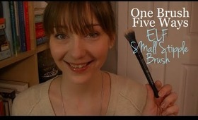 One brush, Five ways | ELF Small Stipple Brush
