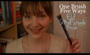 One brush, Five ways | ELF Small Stipple Brush