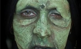 Wicked Witch; Halloween Makeup Tutorial.
