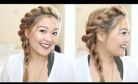 TWISTED ROPE BRAID HAIR TUTORIAL | JaaackJack