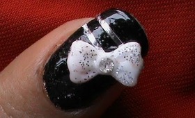 Nail art tutorial 3d bow nails polish nail designs ideas for beginners long nails to do at home