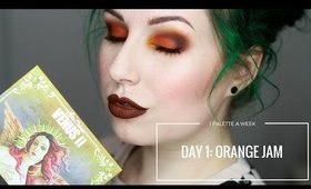 LIMECRIME VENUS II - DAY 1: ORANGE JAM | 1 PALETTE FOR A WEEK