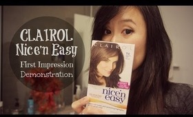 Clairol Nice'n Easy Hair Dye First Impression Demonstration