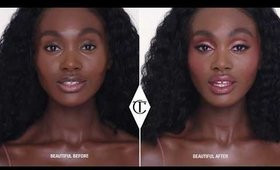 How To Get A Dreamy Pink Makeup Look For Dark Skin Tones Using Pillow Talk | Charlotte Tilbury