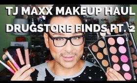 TJ MAXX Makeup Haul Affordable Cosmetics Tutorial Pt. 2 | mathias4makeup