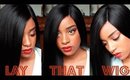 Affordable Sleek & Straight Yaki Synthetic Lace Front Wig | Sistawigs.com