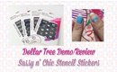 Dollar Tree Demo | Nail Sticker Stencils | PrettyThingsRock