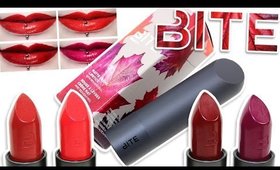 Review & Swatches: BITE Maple Matte Crème Lipsticks | Maple Collection