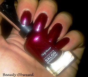 WINE NOT from Sally Hansens Complete Salon Manicure Collection