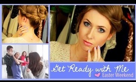 ♥ Get Ready with Me ♥ Easter Outfit, Hair, Makeup & Vlog!