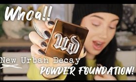 URBAN DECAY POWDER FOUNDATION REVIEW! | New Stay Naked The Fix Powder