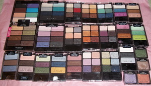 All the wet n wild eyeshadow palettes I own :)