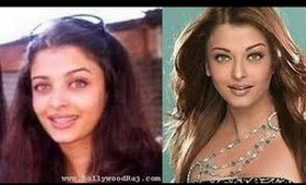 HORRIBLE aishwarya rai without makeup photos -- aishwarya rai plastic surgery before pics aish