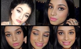 Kylie Jenner inspired spring makeup tutorial for Indian skin tone.