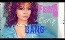How To:  Faux Curly Bangs (Fake Curly Bangs)