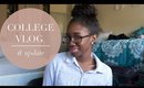 College Vlog #2 | Updates, Books, Loud Floormates, Hair Length Check!