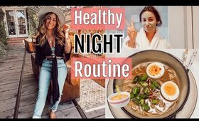 Weight Loss Night Time Routine// Healthy Ramen