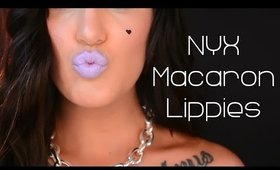 NYX Macaron Lippies | Swatches & Gangsta Rap