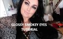 GLOSSY SMOKEY EYES TUTORIAL/Wet Look Smokey Eyes/Over 40/Mature Tutorial/Easy Tutorial