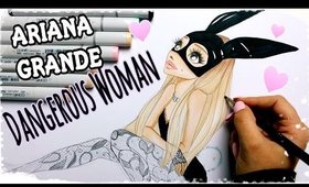 #DANGEROUSWOMAN SPEED PAINTING - FANART || DebbyArts