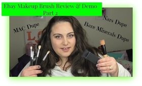 Ebay Makeup Brushes Review Demo Part 2