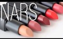 NARS Lipstick Swatches 9 colors