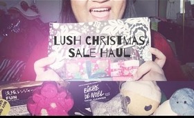 LUSH Christmas Sale HAUL!