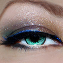 Smokey Eye With Blue, Purple, And Copper. 