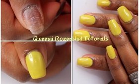 How I apply my acrylic overlay - Queenii Rozenblad