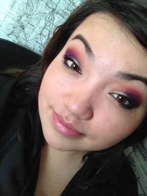 Sugarpill "Poisen Plum" "Flampoint" "Love+" with Urban Decay Naked2 "Bootycall"  #makeup 
