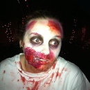 scary zombie look