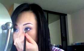Daytime Dark Blue Smokey Eye