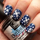 Snowflake Nail Art